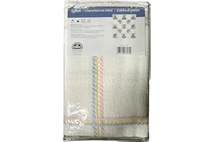 DMC Charles Craft Nursery Time Afghan 14 Count 38"X38"-Rainbow