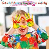 GSrenyu Kids Art Apron Waterproof Long Sleeve with Pocket Green 2 Pcs view 7