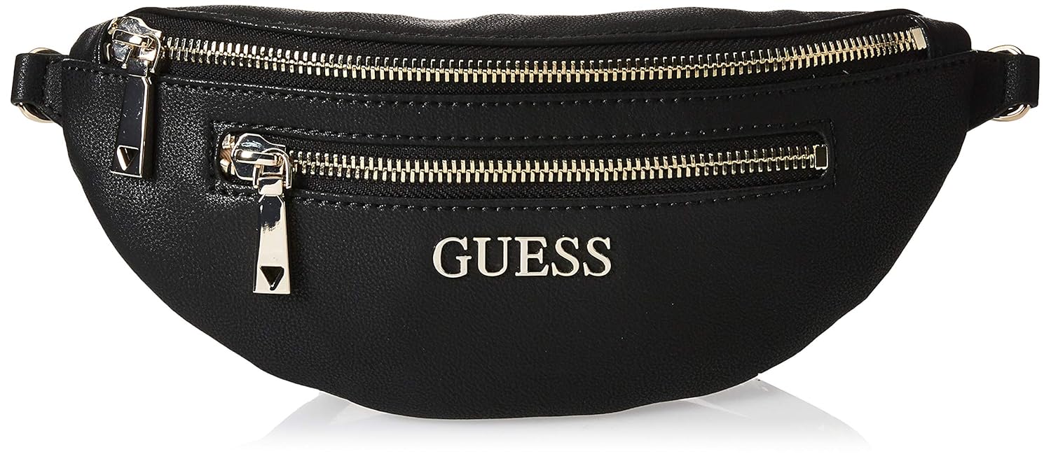GUESS Belt, Waistpack, Fanny Pack, Bum Bag, Black Amazon.in Shoes