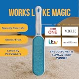 Fur Magic Pet Hair Remover Lint Brush Self-Cleaning Base Reusable view 7