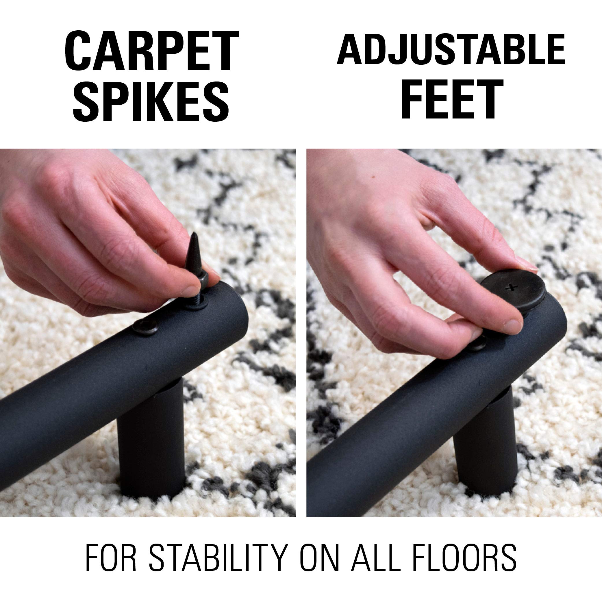 Sanus AV Media Stand with Builtin Cable Mangement & Adjustable Feet