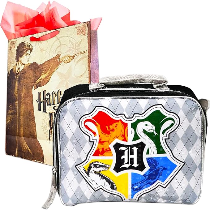 Harry Potter Lunch Box for Kids Bundle Premium Insulated Harry Potter Lunch Bag