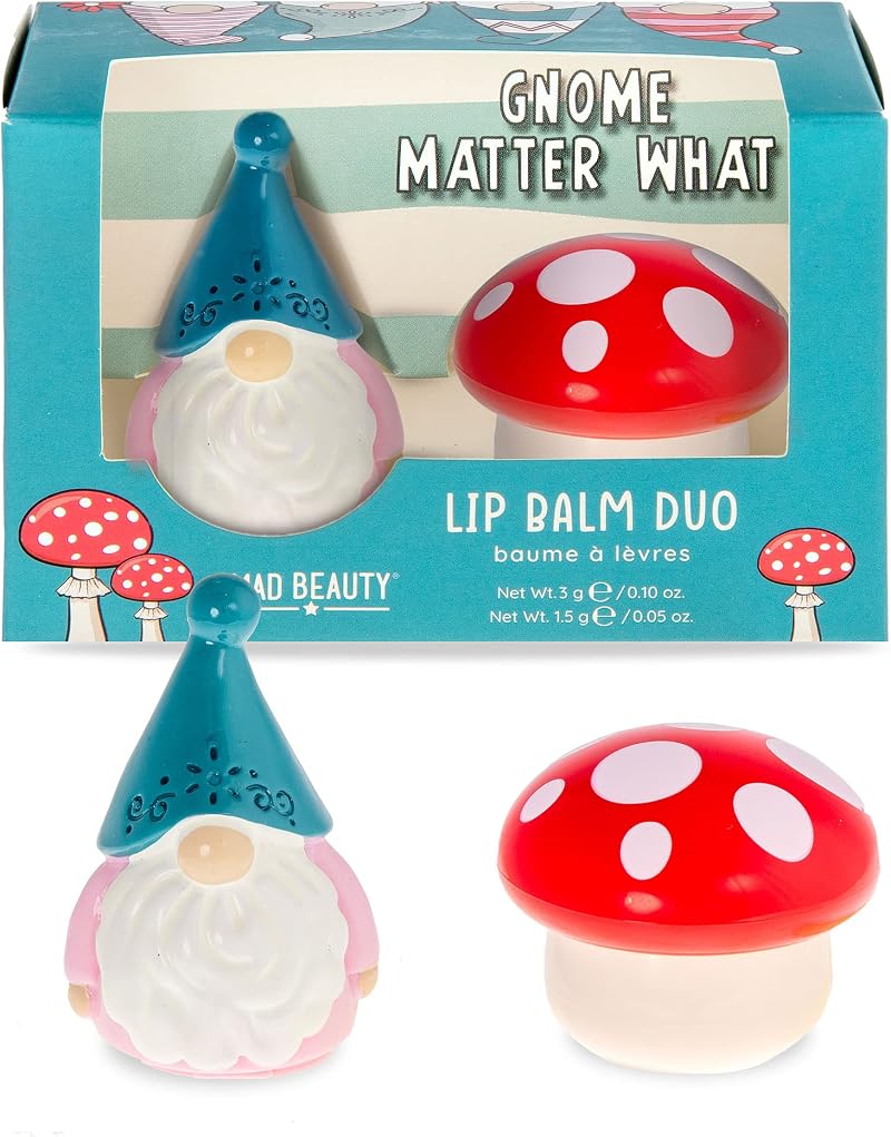 MAD Beauty Gnome Matter What Lip Balm Duo Moisturizing Lips