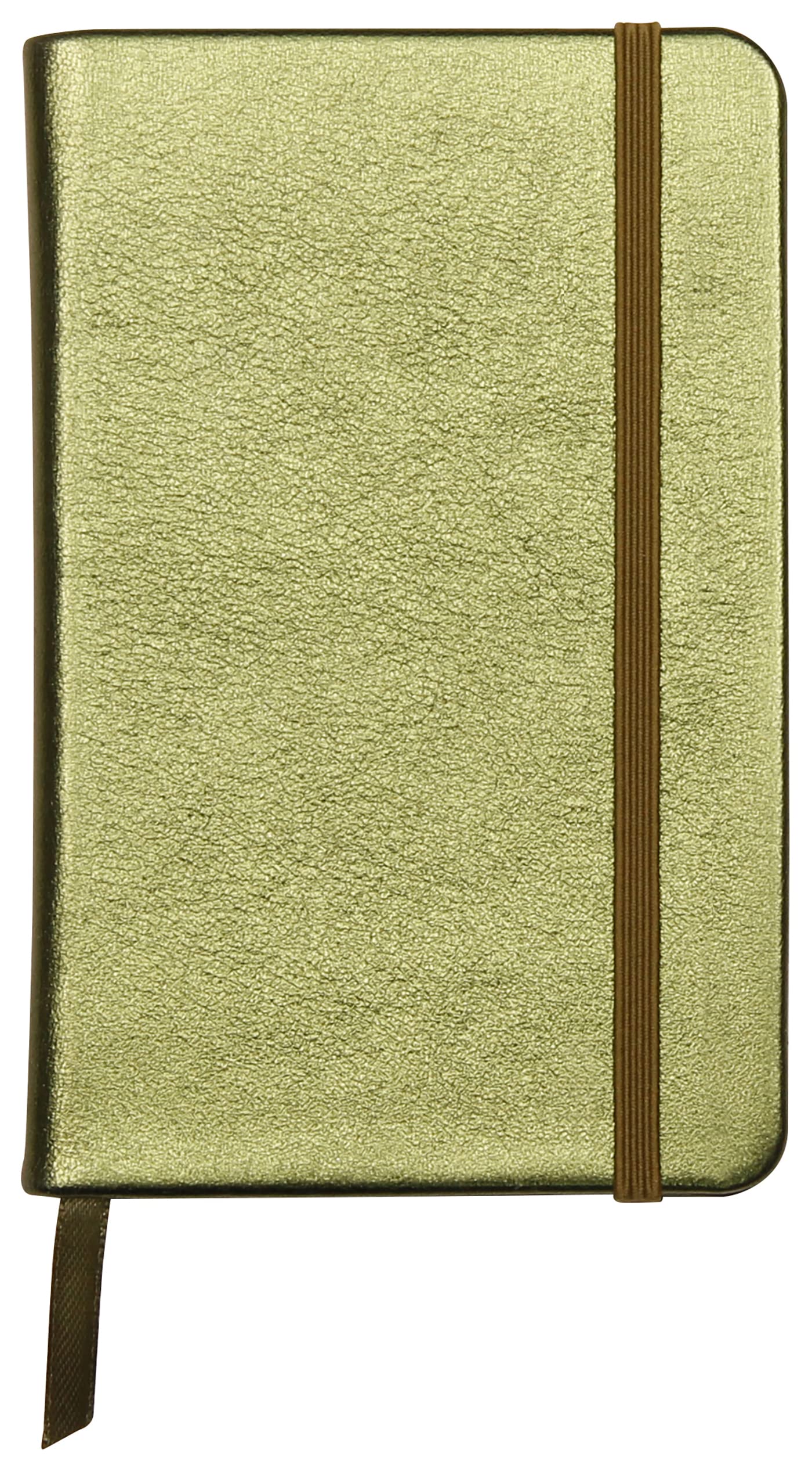 Clairefontaine 400097C - One Notebook - Made of Genuine Lambskin Leather Hard Cover - 144 Plain Pages - Dimnsions: 10.5x14.8 cm (A6) - Leatherised Green