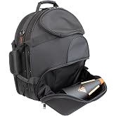 Protec Screw Bell French Horn Case PRO PAC with Mute Storage Compartment, Black, Model PB326