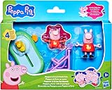 Peppa Pig Evie’s Park Playset - 7.5 cm Figures - Stroller & Pond Accessories view 2