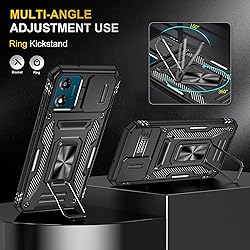 FRLMOOES for Motorola Moto E13 Case with 2 Screen