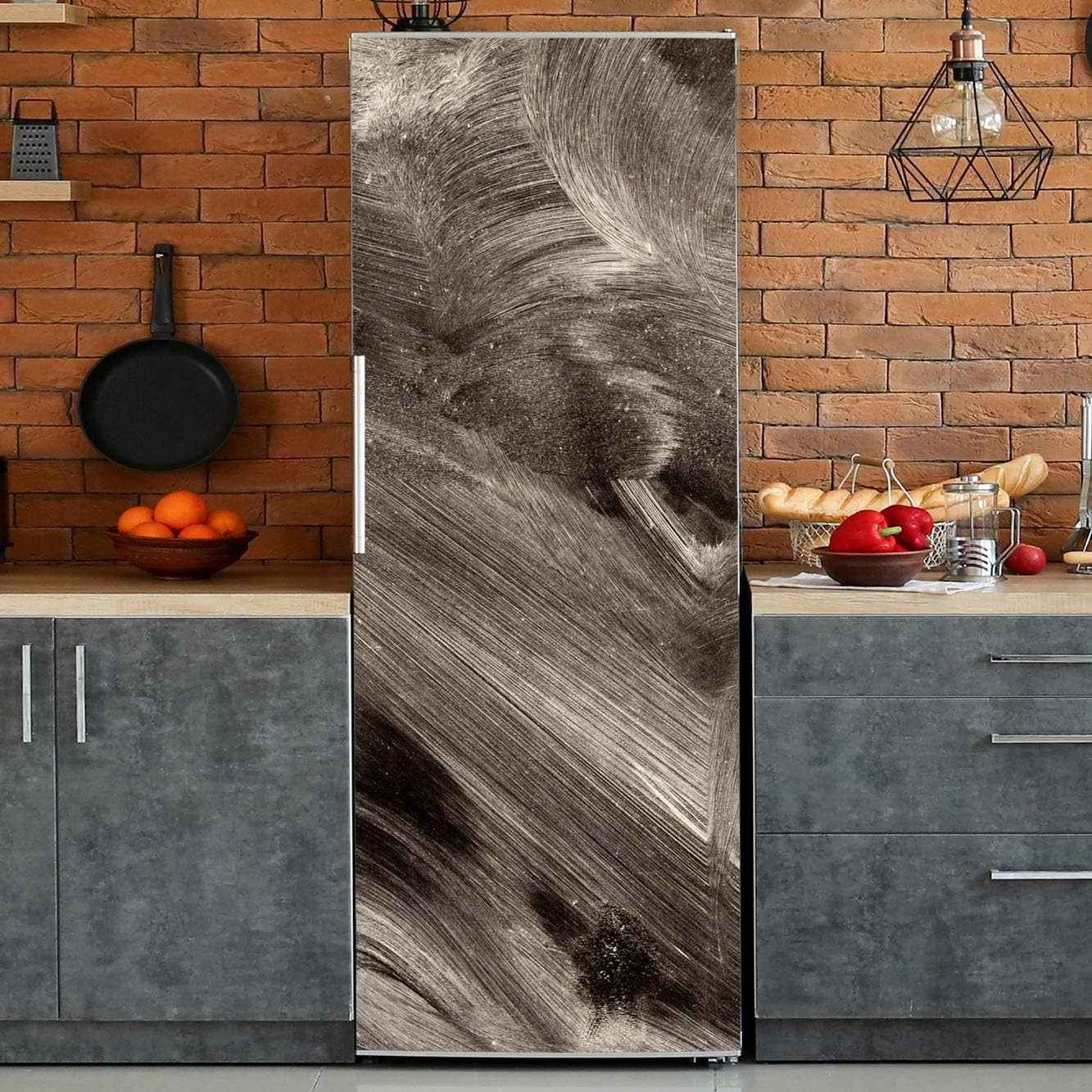 XCUZE Vinilo Adhesivo para Frigorífico o Nevera Textura Brillante 200