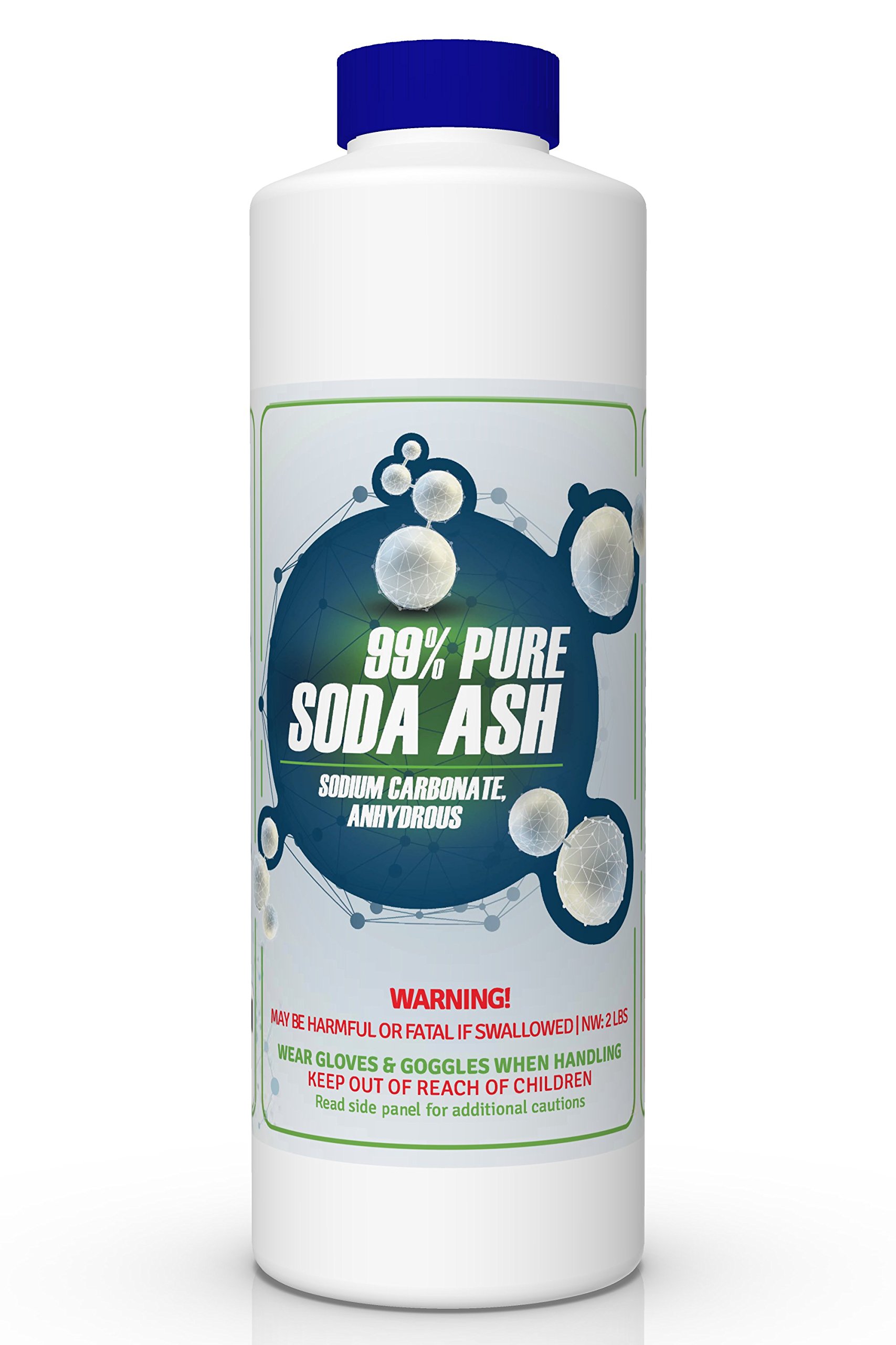 Buy 99 Pure SODA ASH (Sodium Carbonate Anhydrous, Washing Soda) (2 lb