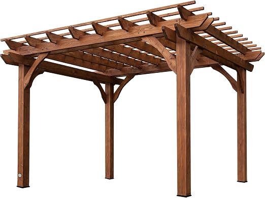Backyard Discovery Cedar Pergola: Amazon.es: Jardín