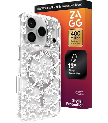 Amazon.com: ZAGG Milan Snap Case for iPhone 17 Pro - Silver