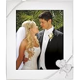 Lenox True Love 8x10 Wedding Silverplate Picture Frame | zinc alloy plating | holds an 8x10 photo | wedding keepsake gift with heart design, wall decor, photo frame