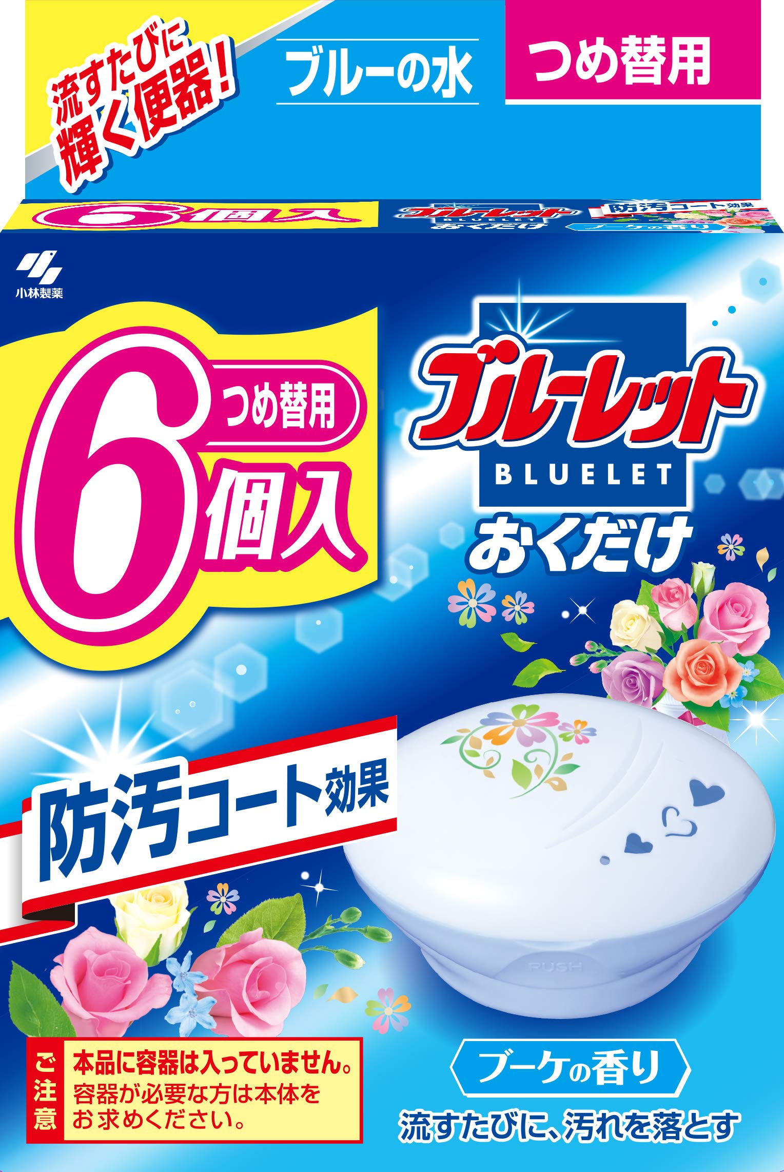 小林製薬 ブルーレットおくだけ ブーケの香り 詰め替え用 25g 6個の商品画像