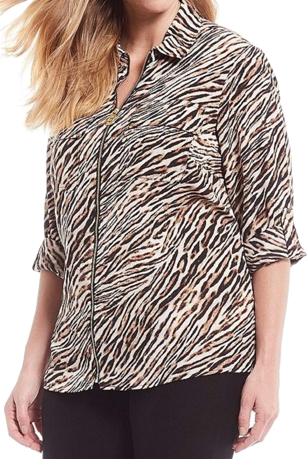 michael kors zebra coat