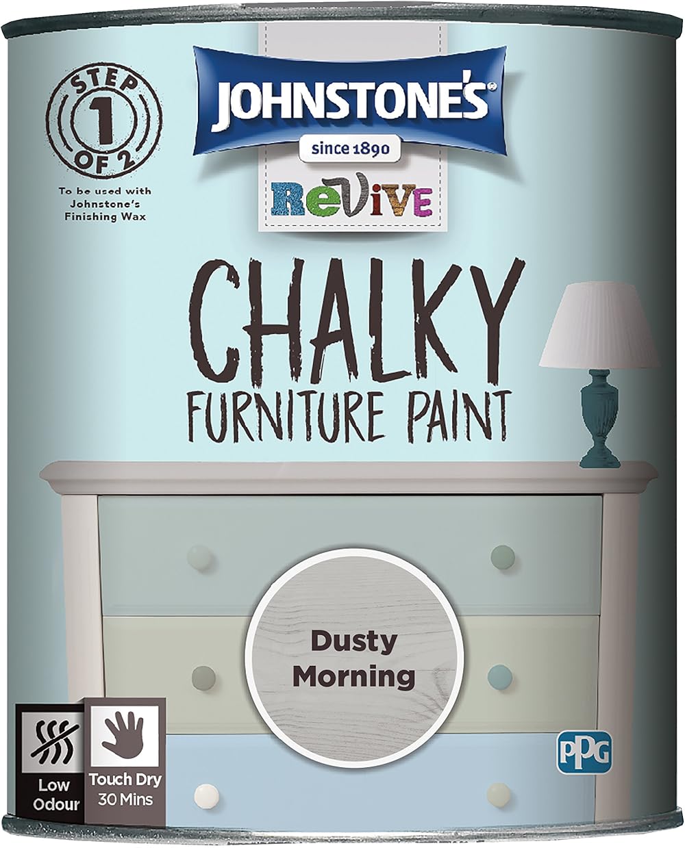Johnstone's Revive Chalky Furniture Paint Dusty Morning 750 ml