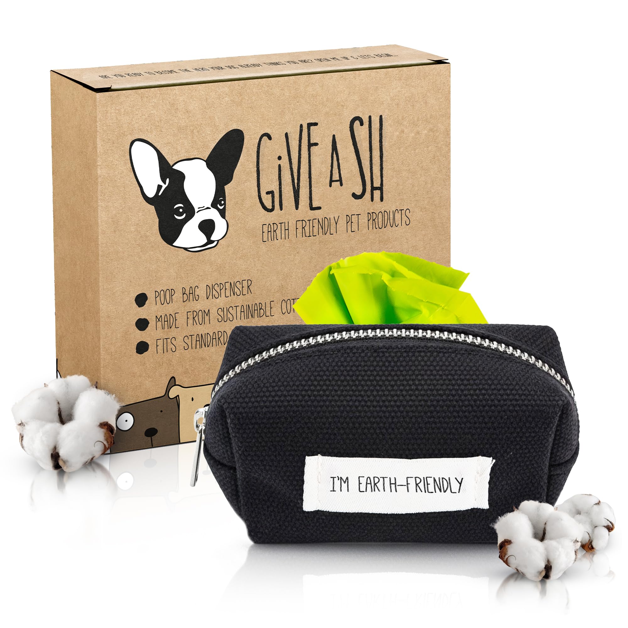 Photo 1 of **DIRTY**
Black Poop Bags Holder - 10% to Charity - Strong Quality Zipper - Virgin Plastic Free - Black Dispenser with Secure Carabiner