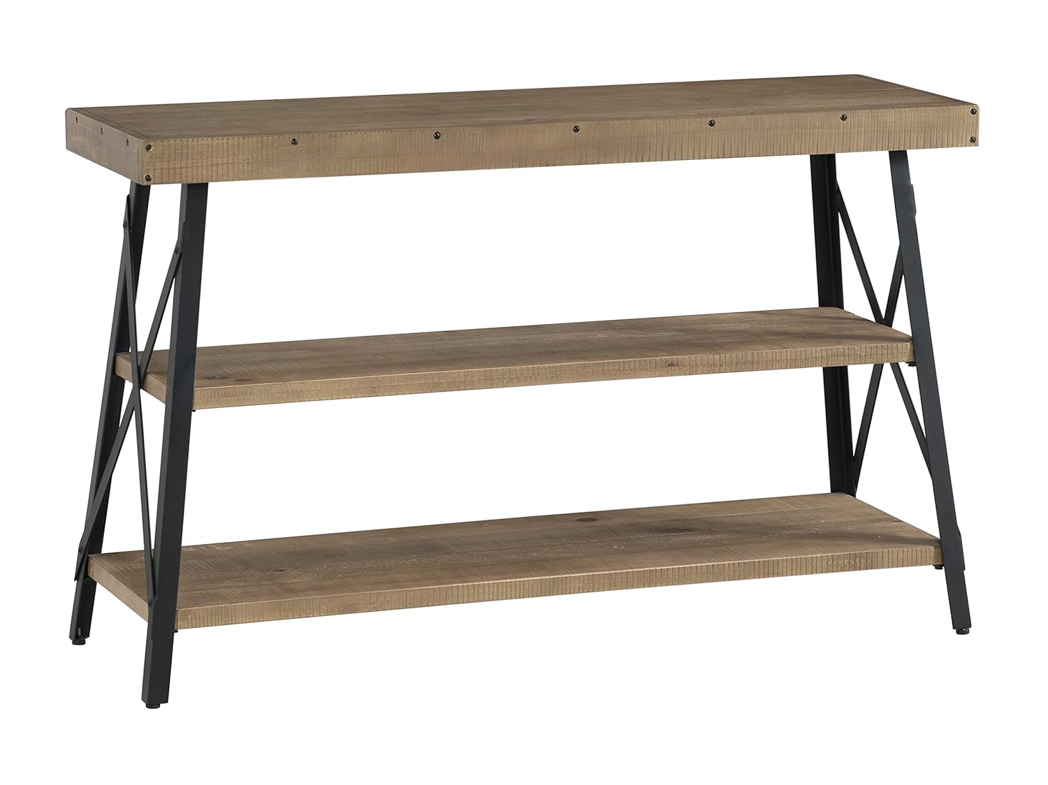 Best Black Metal Cross Console Table
