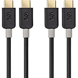 Cable Matters 2-Pack USB Type C (USB-C) Cable 1 Foot in Black