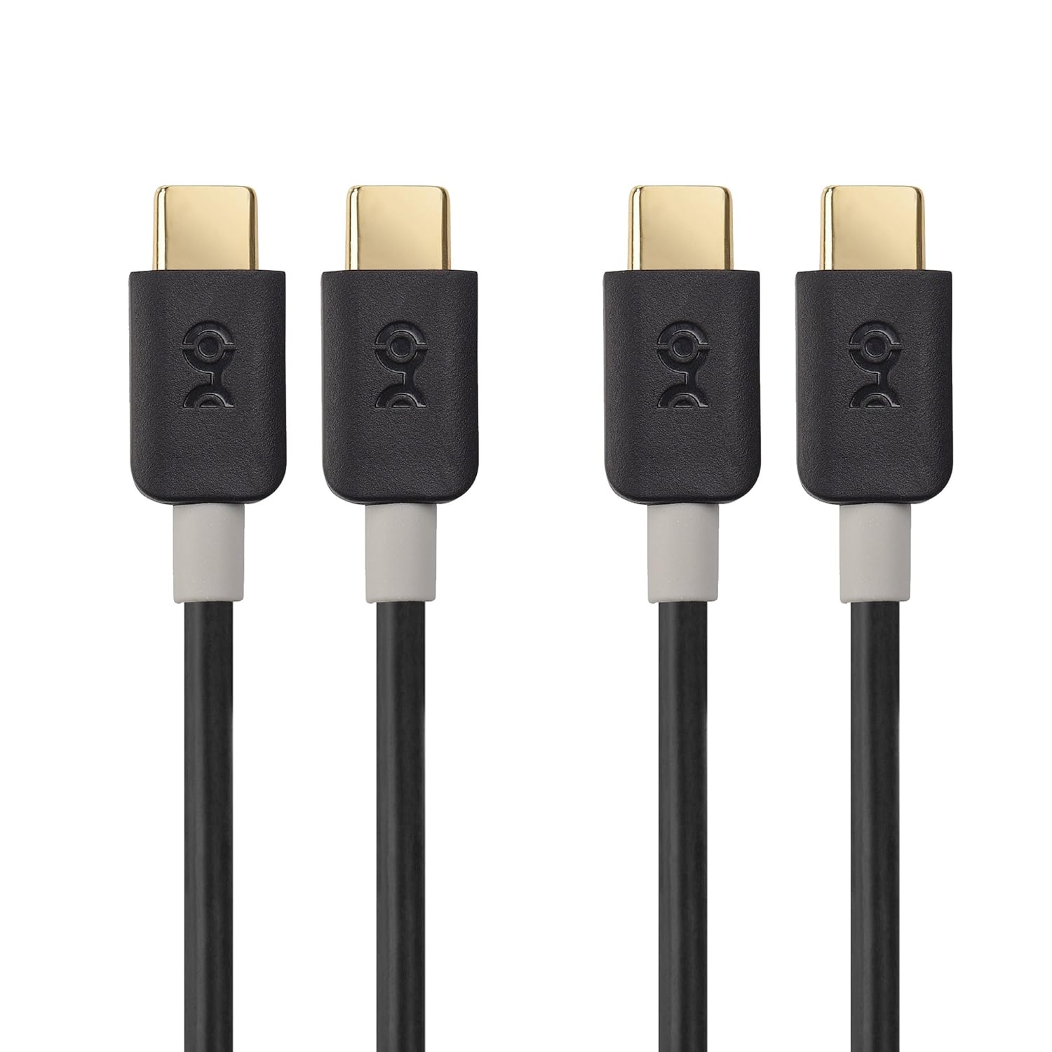 Cable Matters 2-Pack USB C to USB C Cable (USB-C Cable) Supporting 60W Charging in Black 6 Inches for Samsung Galaxy S10, S9, S8, Note 9, 8, LG G6, V30, Nintendo Switch, Google Pixel 3 and More