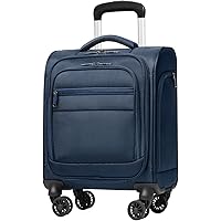 Coolife Underseat Carry On Luggage Suitcase Softside Lightweight Rolling Travel Bag Spinner Suitcase Compact Upright 4 Dual W
