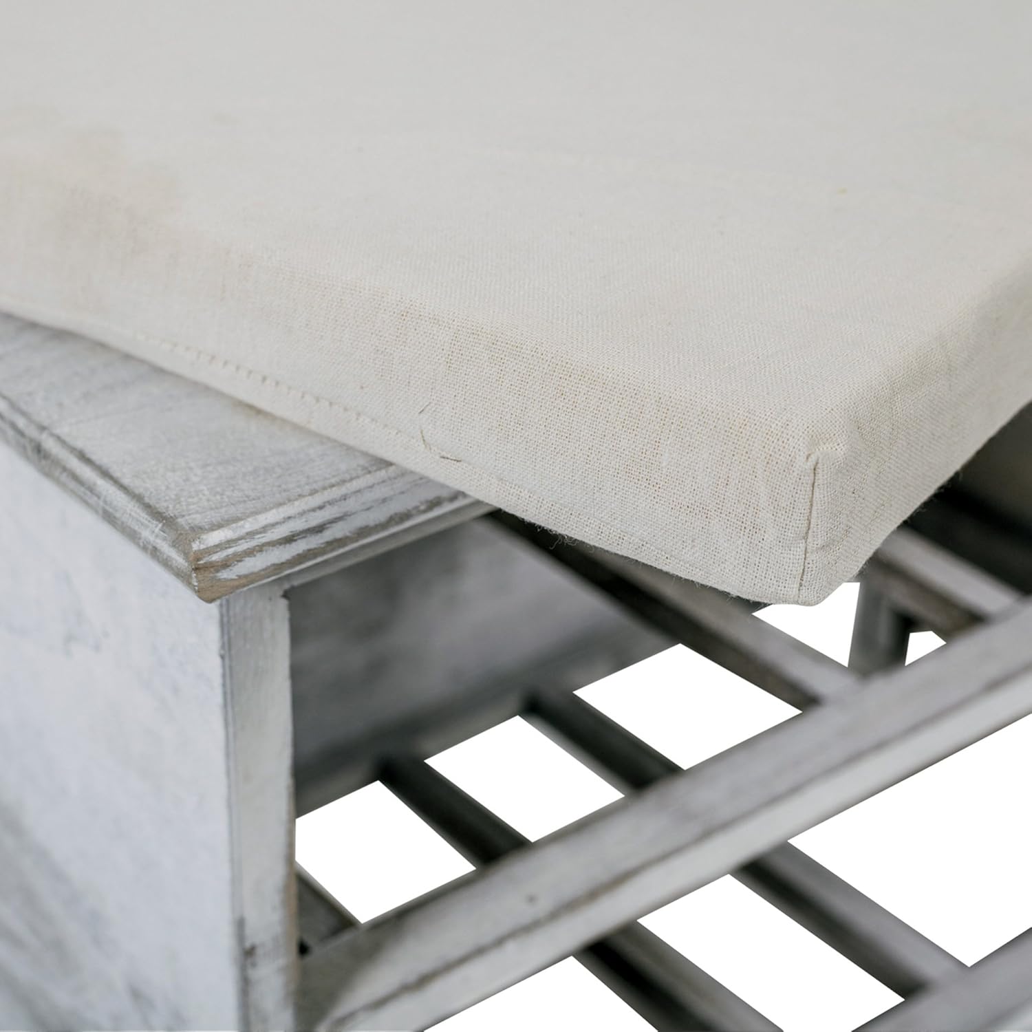 Rebecca Mobili Banco Para Entrada Banco De Madera Con Asiento 2 Cajones