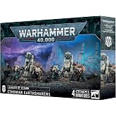 Games Workshop Warhammer 40,000 Leagues of Votann Cthonian Earthshakers Miniature Model Kit Tabletop Wargaming Figure Age 12+
