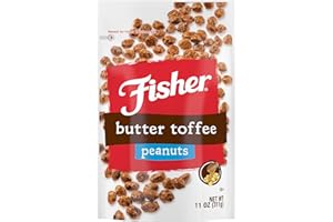 Fisher Snack Butter Toffee Peanuts, 5.5 Ounces, No Artificial Colors or Flavors