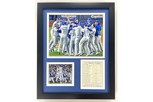LEGENDS NEVER DIE, INC. Los Angeles Dodgers | 2024 World Series Champions | Framed Photo Collage Memorabilia | (Celebration, 12"x15", Framed)