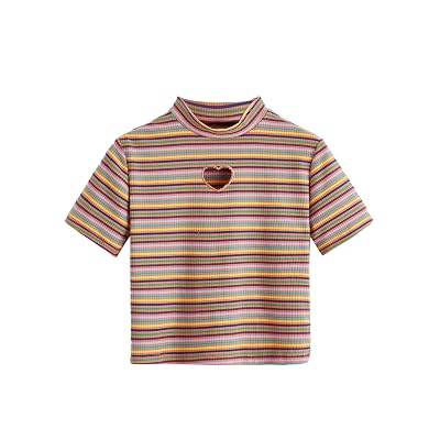 Buy Milumia Womens Striped Crop Top 