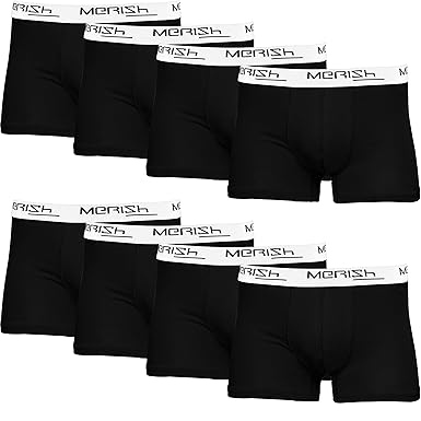 MERISH Boxershorts Men Herren 8er Pack Unterwäsche Unterhosen Männer Retroshorts 216