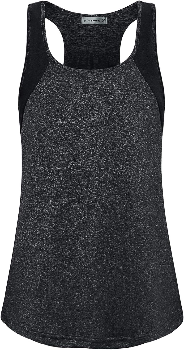 Women's Yoga Tops Dri Fit Workout T-Shirt Exercise Clothes