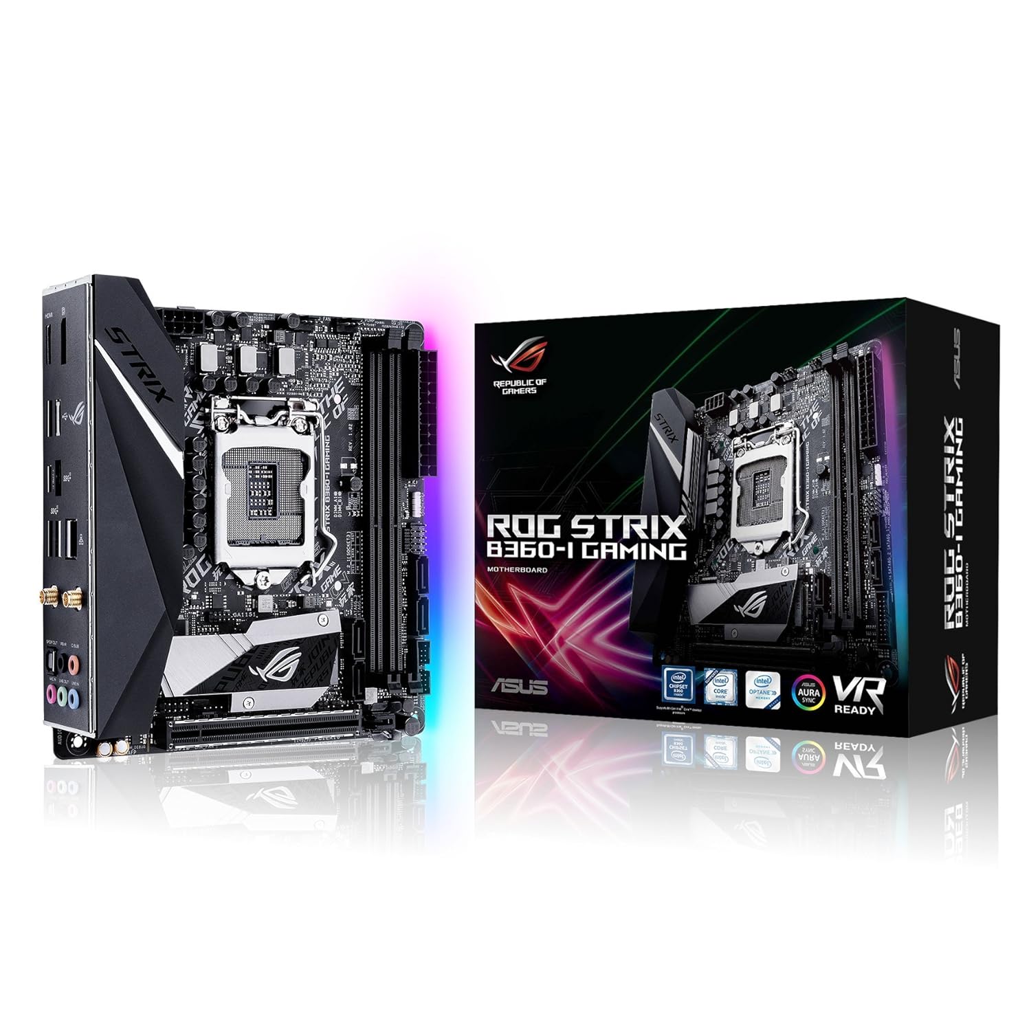 Black Asus Rog Strix 60 I Gaming Mini Itx Aura Sync Rgb Led Lighting Intel 802 11ac Wi Fi Pre Mounted I O Shield Dual M 2 Sata 6gbps Usb 3 1 Gen 2 And Hdmi Motherboard Black Asus Rog Strix 60 I Gaming Mini Itx Aura Sync Rgb Led Lighting Intel 802 11ac Wi Fi Pre Mounted I O Shield Dual M 2 Sata 6gbps Usb 3 1 Gen 2 And Hdmi Motherboard