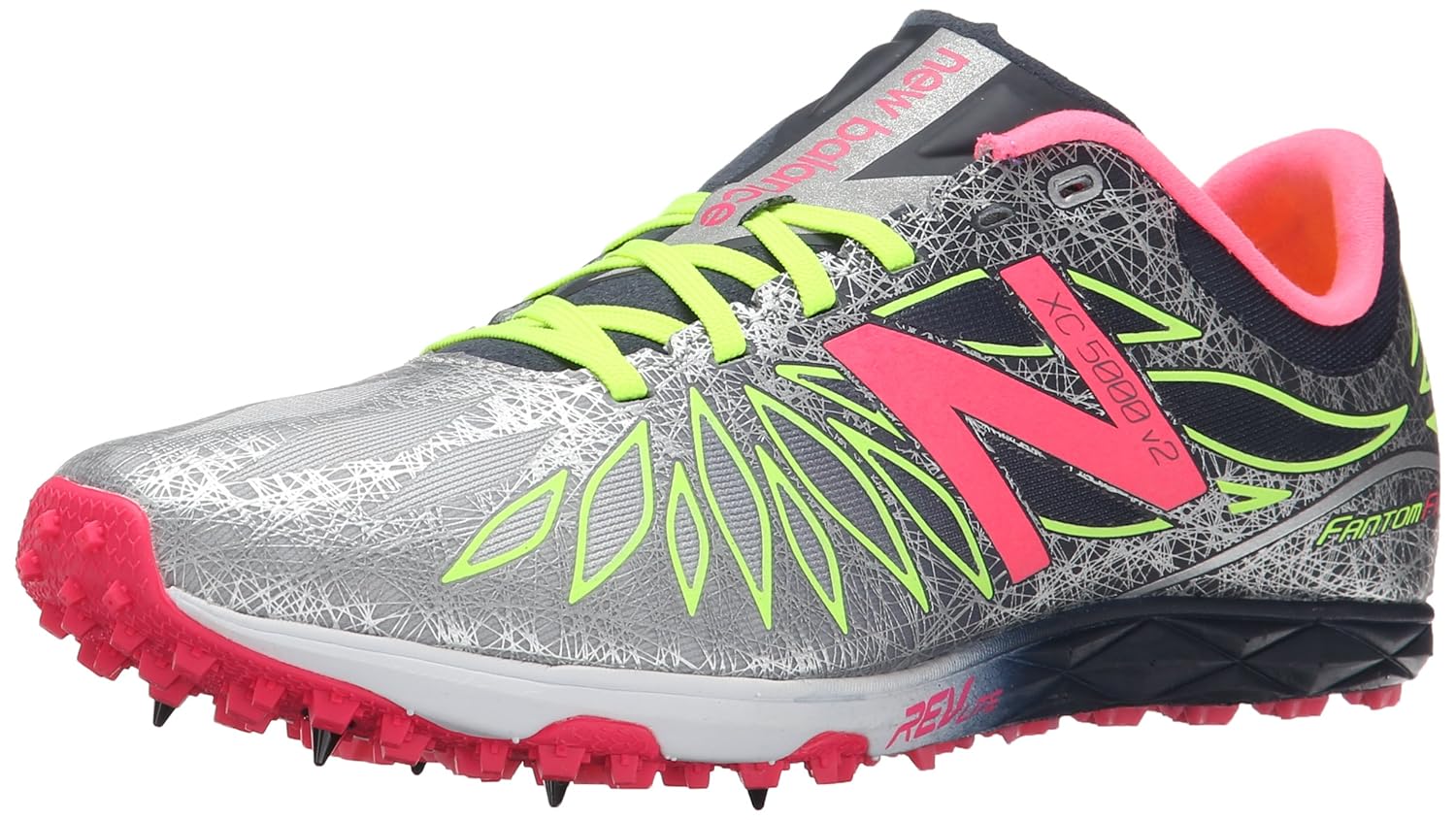 pink new balance spikes