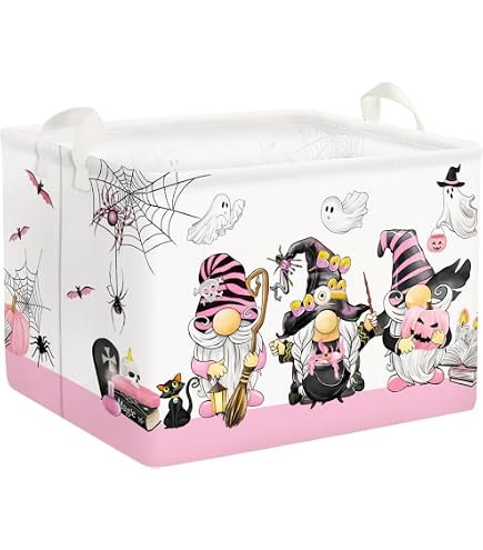 Halloween Boo Basket Spooky Basket Ghost Storage Box Bin Halloween Foldable Organizer With Handle And Drawstring Closure Home Laundry Room Closetfashion Style P 215555716