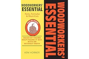Woodworkers' Essential Facts, Formulas & Short-Cuts: Rules of Thumb Help Figure It Out, With or Without Math (Fox Chapel Publishing) Drawing to Scale, Golden Ratio, Conversions, Measuring, and More