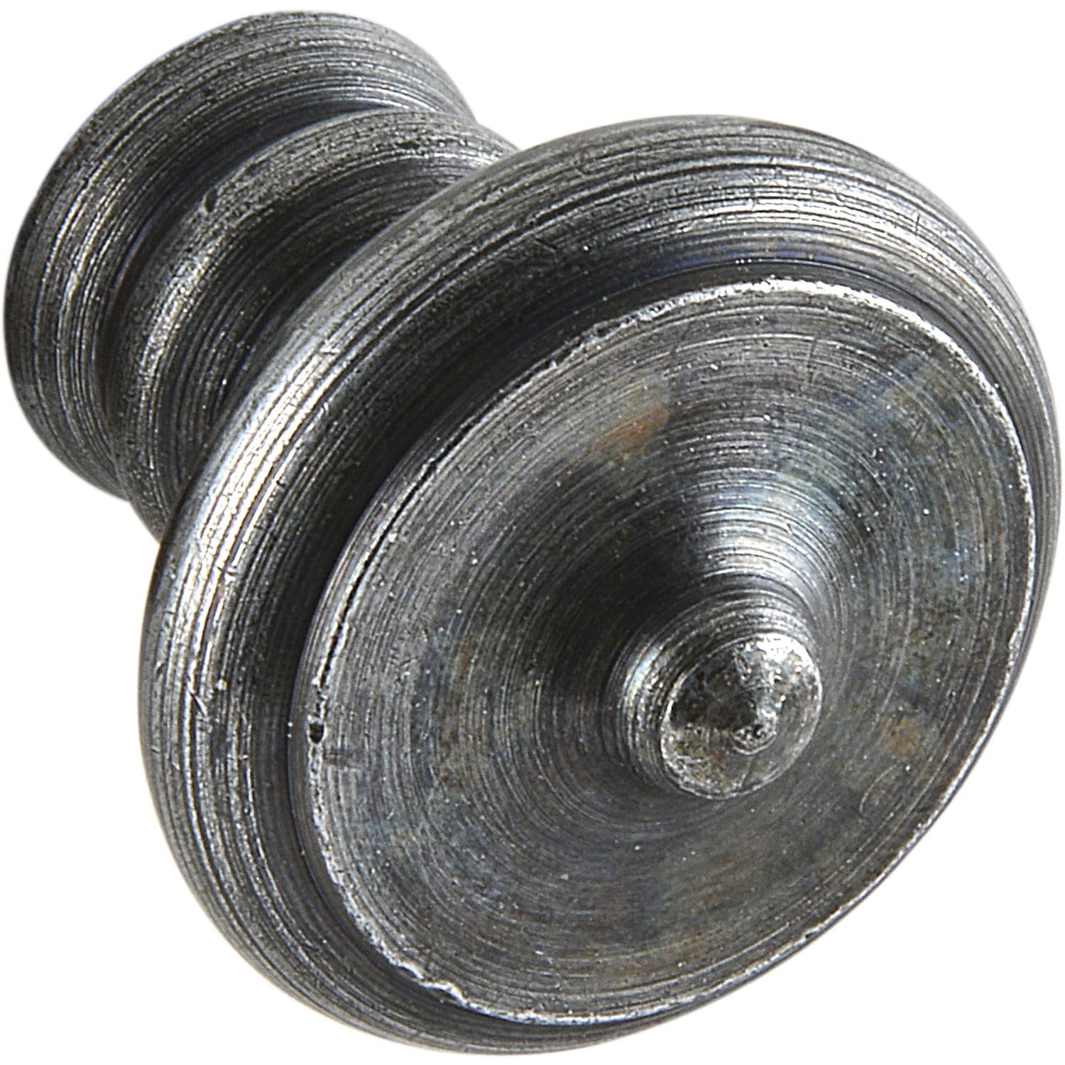 SCHÖRGHOFER & FREHE Duke Furniture Knob Diameter 35 mm Rustic Furniture Handle for Furniture Black Galvanised Abrasive