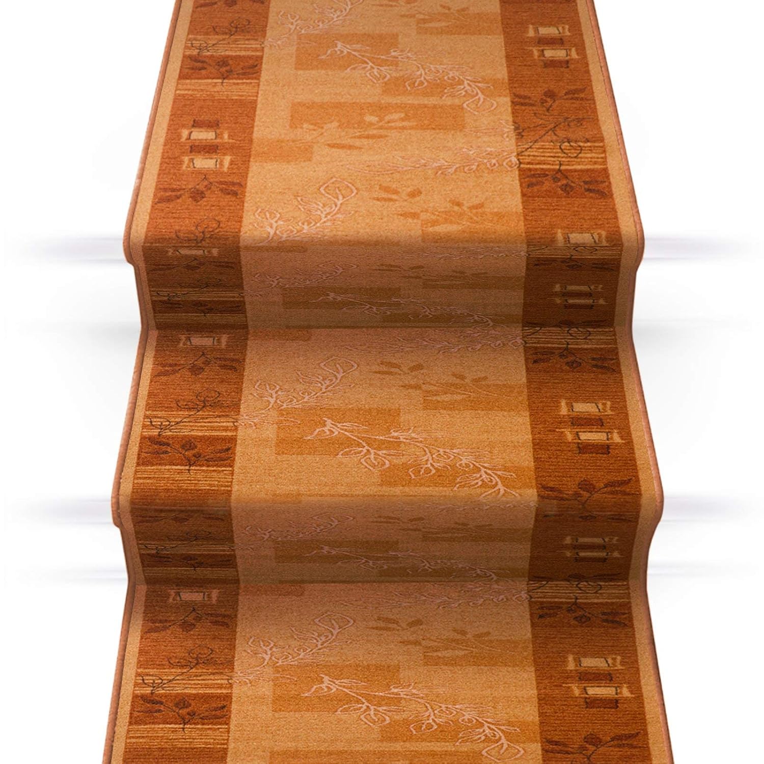 Casa Pura Sisal Treppenteppich Treppenlaufer Dunkelbraun 67x150 Cm