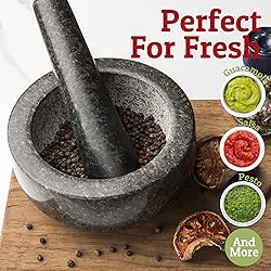 Priority Chef Heavy Duty Large Mortar and Pestle