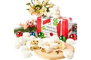 DAVID'S COOKIES David’s Cookies Merry Christmas Butter Pecan Meltaway Cookies in Sweet Sampler Tin – Soft Gourmet Butter Cookies with Crunchy Pecans – Festive Holiday Bakery Dessert Gift Basket for Christmas Celebrations