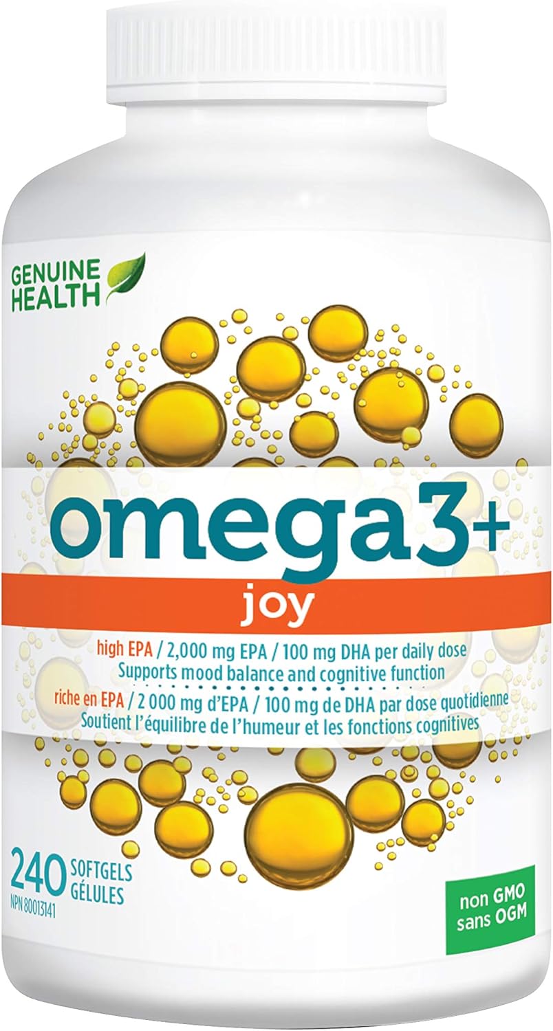Omega3 Flacon + Joy 240 capsules molles véritable Santé Triple Huile