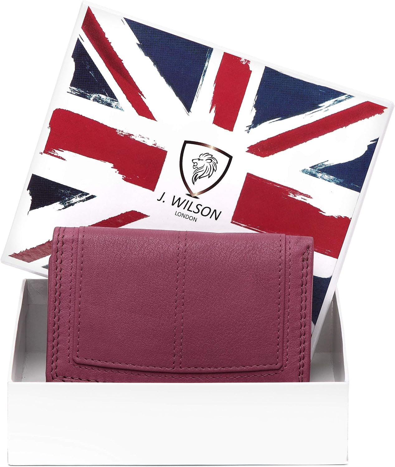 Ladies Rfid Protection Real Leather Purse Card Women Wallet Zip Coin Pocket - Image 3