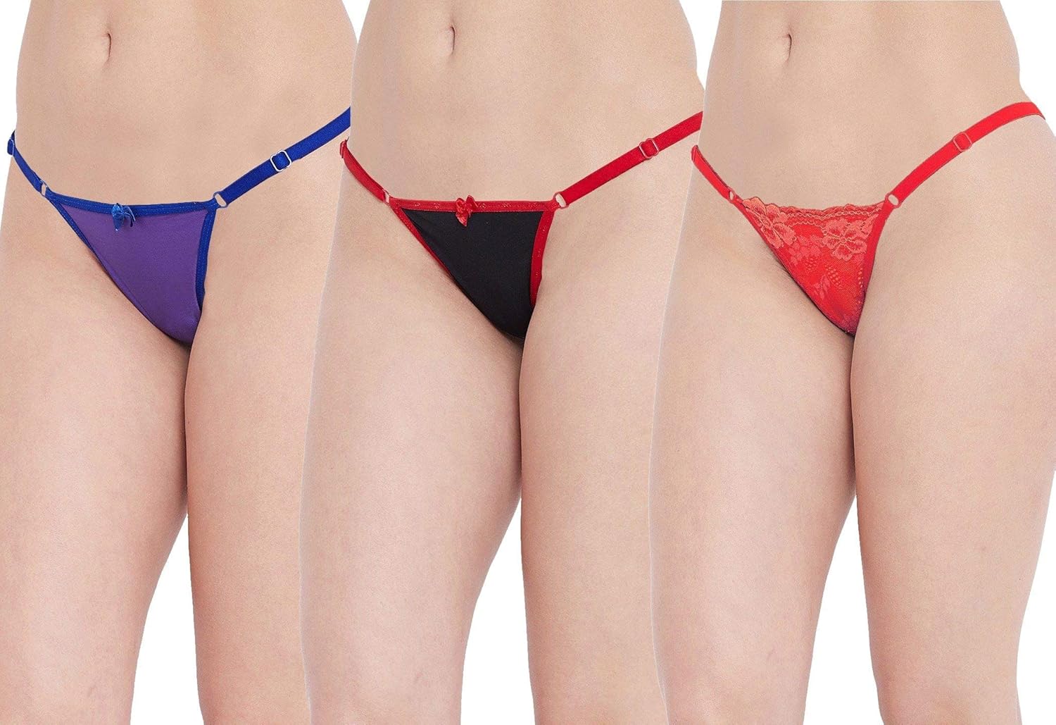 Buy NGal Women's Adjustable Waist Band GString Thong Panty at Amazon.in