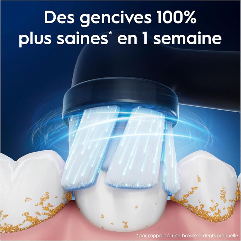 Brossettes de Rechange Gentle Care, lot de 6, Noires