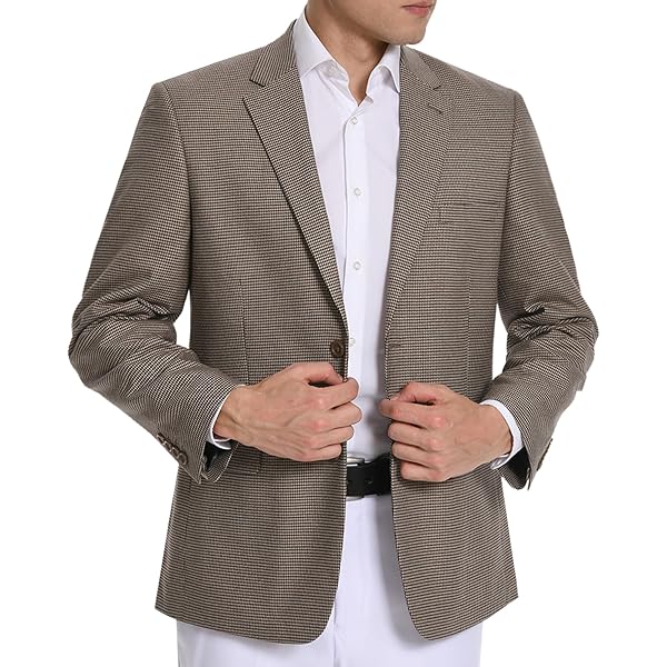 Nautica Men's Textured Sportcoat, Tan, 38 Short at Amazon Men's