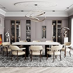 JESONVID Set of 8 Dining Leather Chairs with