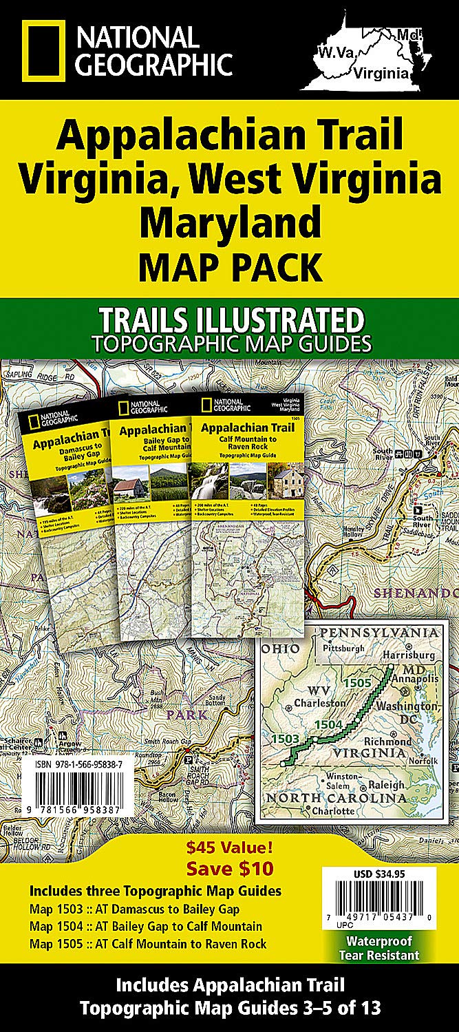 Appalachian Trail Virginia West Virginia Maryland Map Pack Bundle National Geographic Trails Illustrated Map National Geographic Maps 0749717054370 Amazon Com Books Appalachian Trail Virginia West Virginia Maryland Map Pack Bundle National Geographic Trails Illustrated Map National Geographic Maps 0749717054370 Amazon Com Books