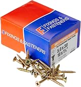 ForgeFix Multi-Purpose Single Thread Screws 5.0 x 30mm Zinc Yellow Box 200