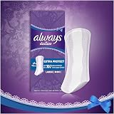 Always Dailies Extra Long Protect Plus Pantyliners 3x44 Pack of 1 view 2