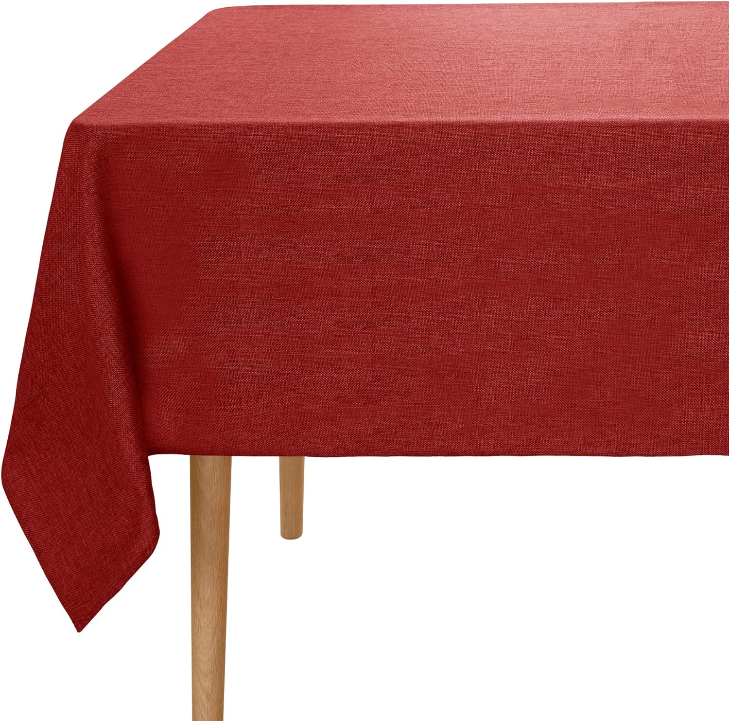 Umi. Essentials Tablecloth Wipe Clean Faux Linen Waterproof Tablecloth