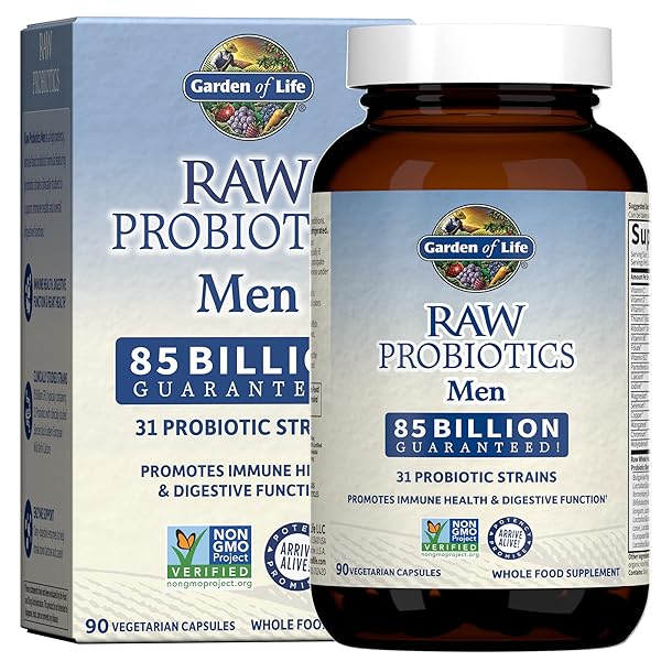 GARDEN OF LIFE – RAW PROBIOTICS MEN – 90 VEGETARIAN CAPSULES